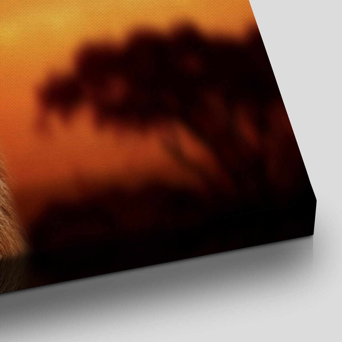 Savanna Lion Portrait Wall Art Canvas-Stunning Canvas Prints