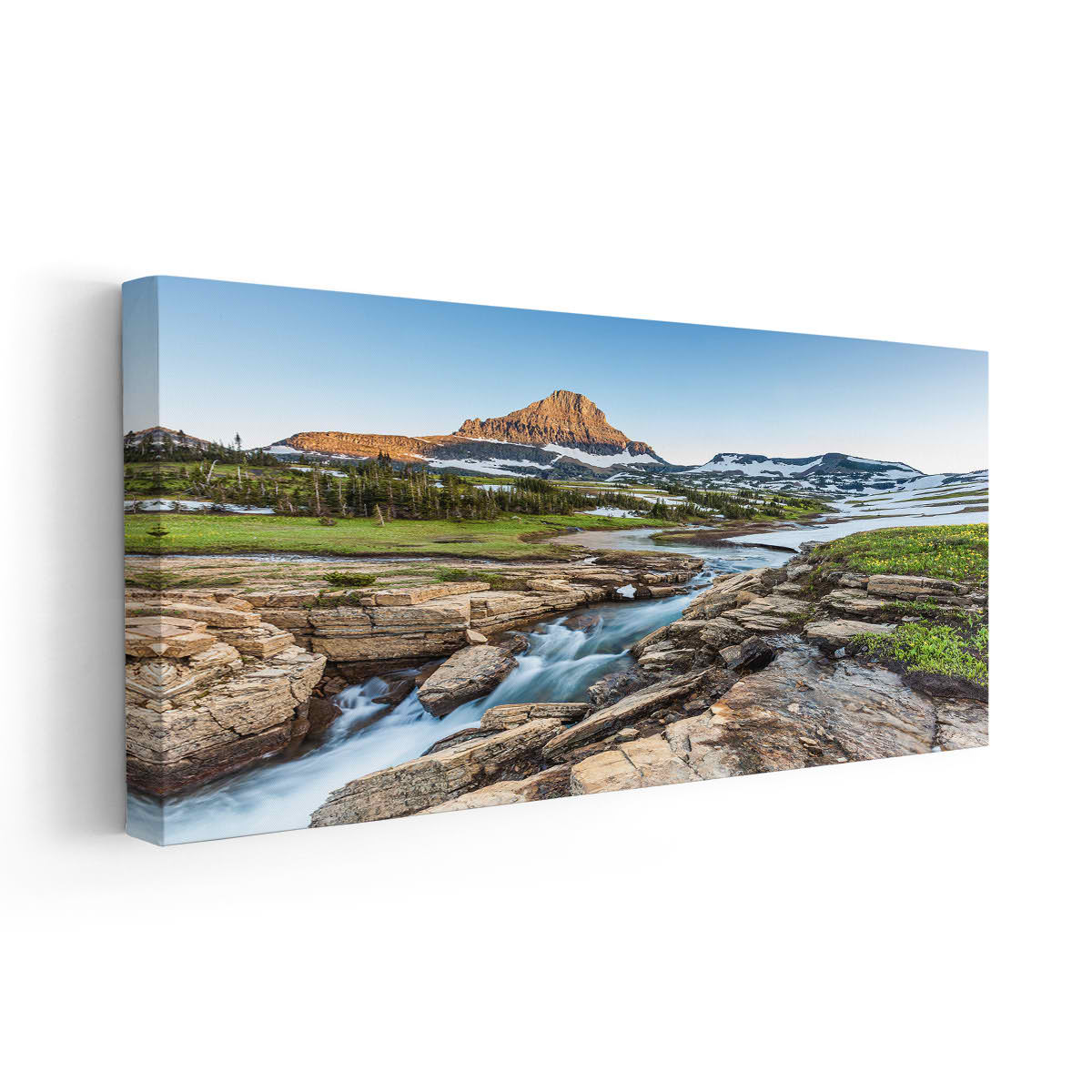 Glacier Mountain Wall Art Canvas-Stunning Canvas Prints