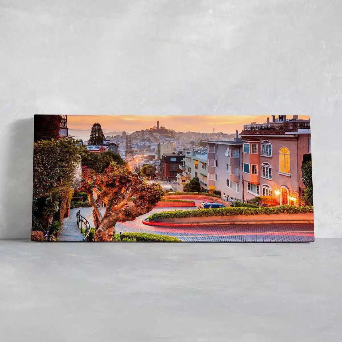 Lombard Street Wall Art Canvas-Stunning Canvas Prints