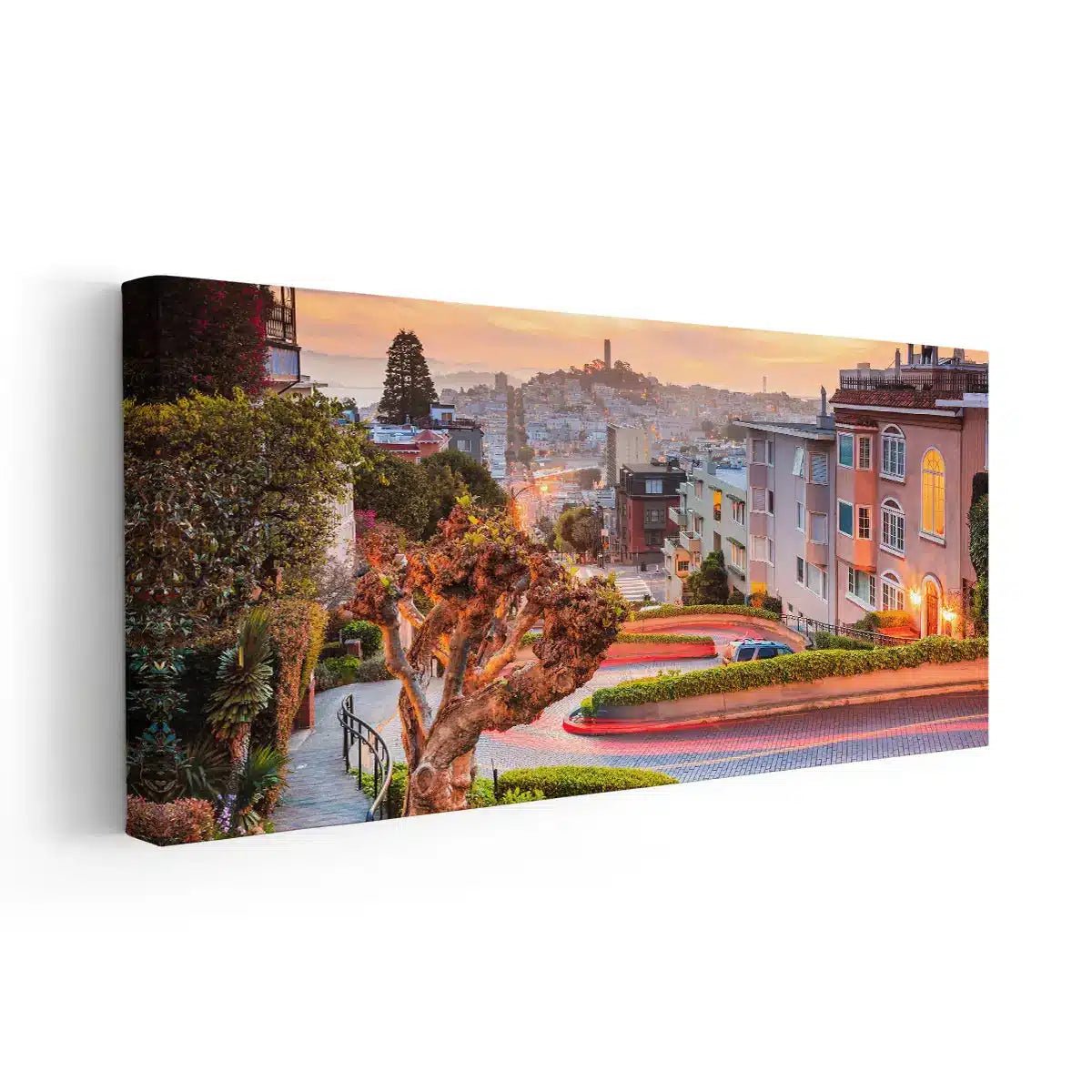 Lombard Street Wall Art Canvas-Stunning Canvas Prints