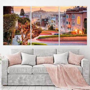 Lombard Street Wall Art Canvas-Stunning Canvas Prints