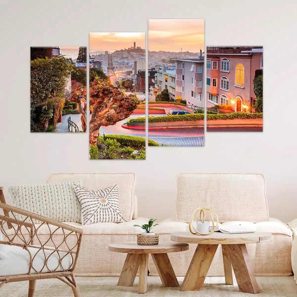 Lombard Street Wall Art Canvas-Stunning Canvas Prints