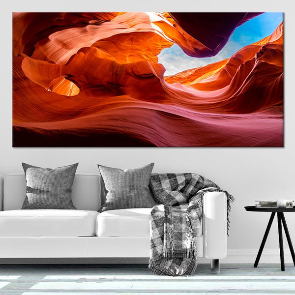 Antelope Canyon Trendy Large selling Wall Art Antelope Canyon Contemporary Art Print on Canvas Antelope Canyon Wall Decor Antelope Canyon Painting