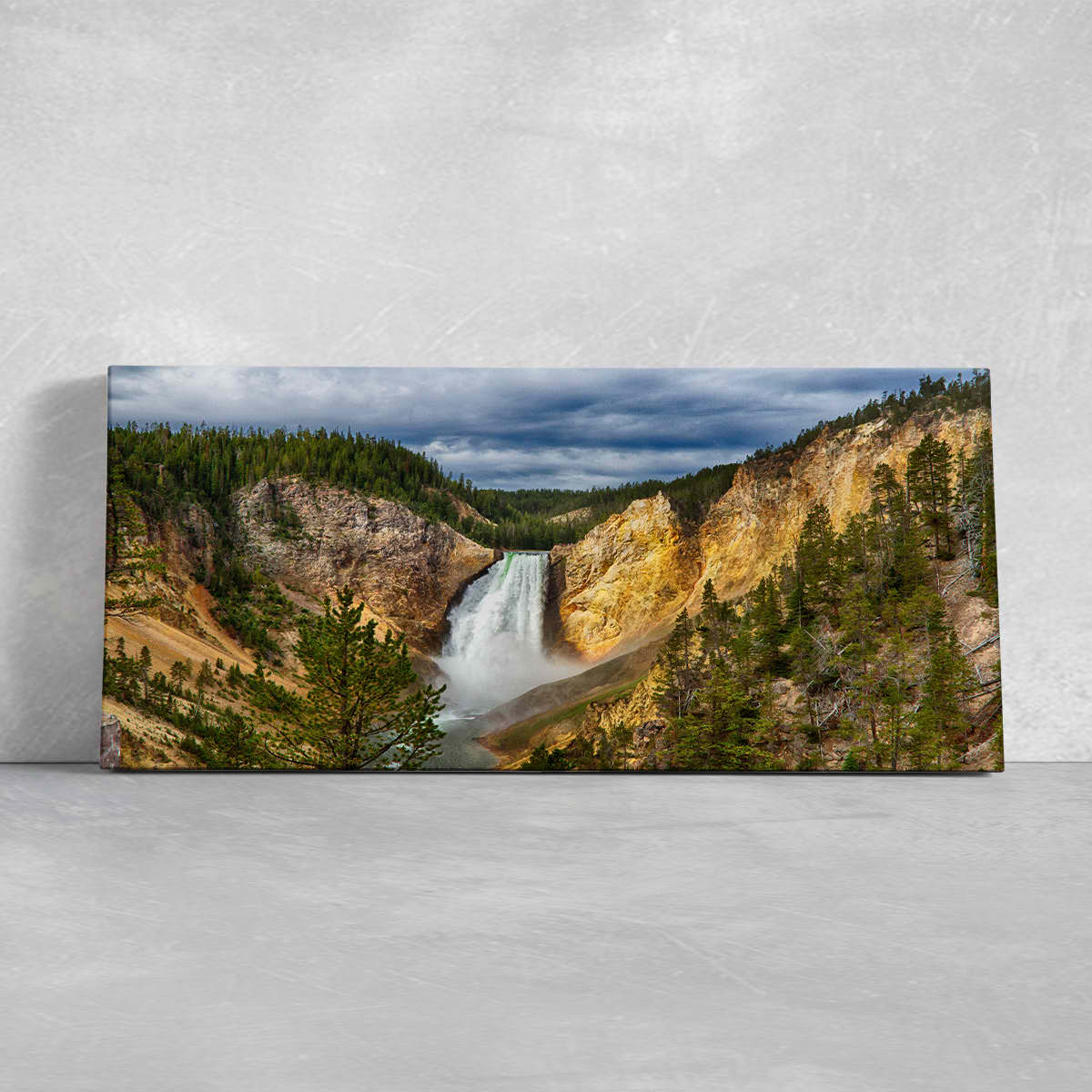 Yellowstone Lower Falls Wall Art Canvas-Stunning Canvas Prints