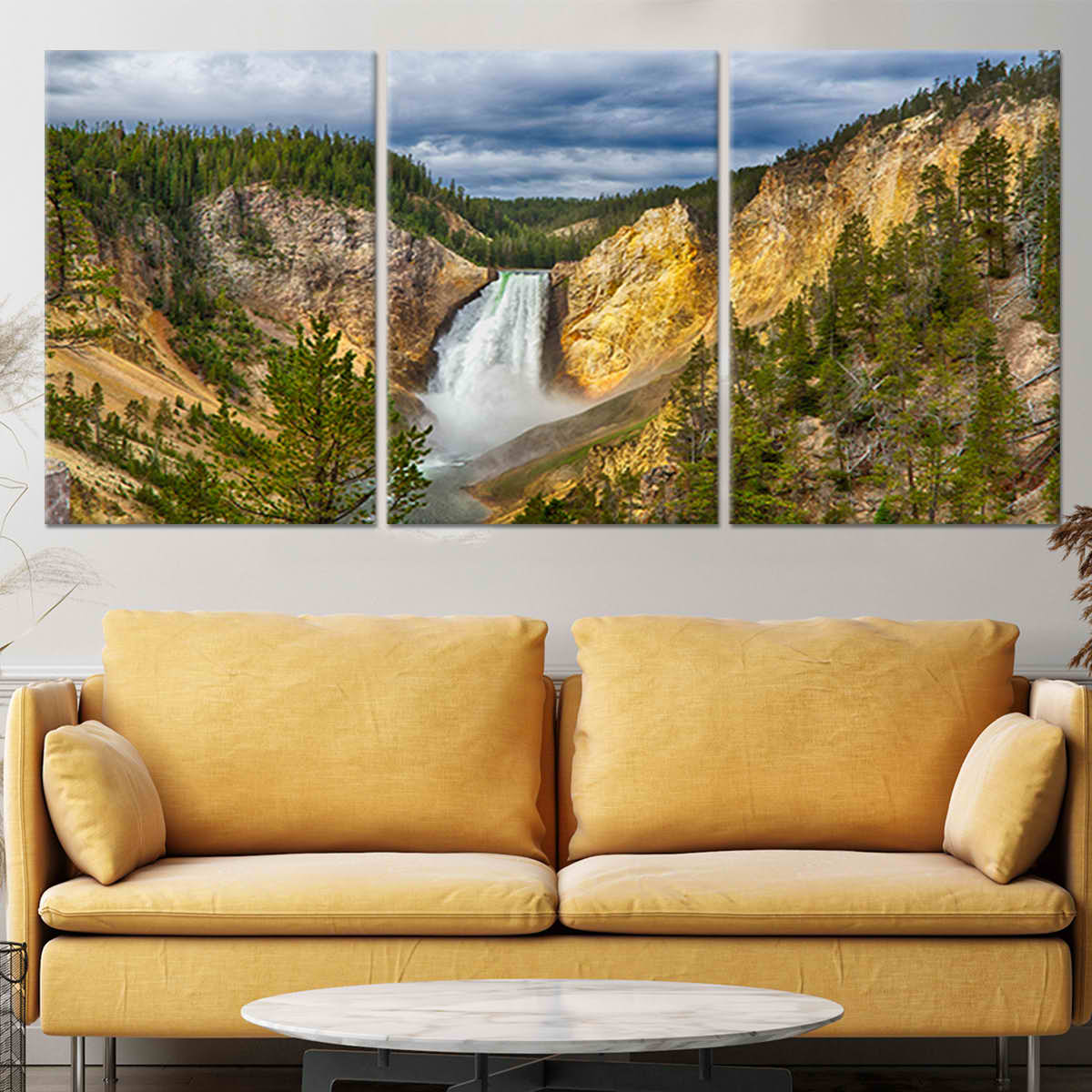 Yellowstone Lower Falls Wall Art Canvas-Stunning Canvas Prints