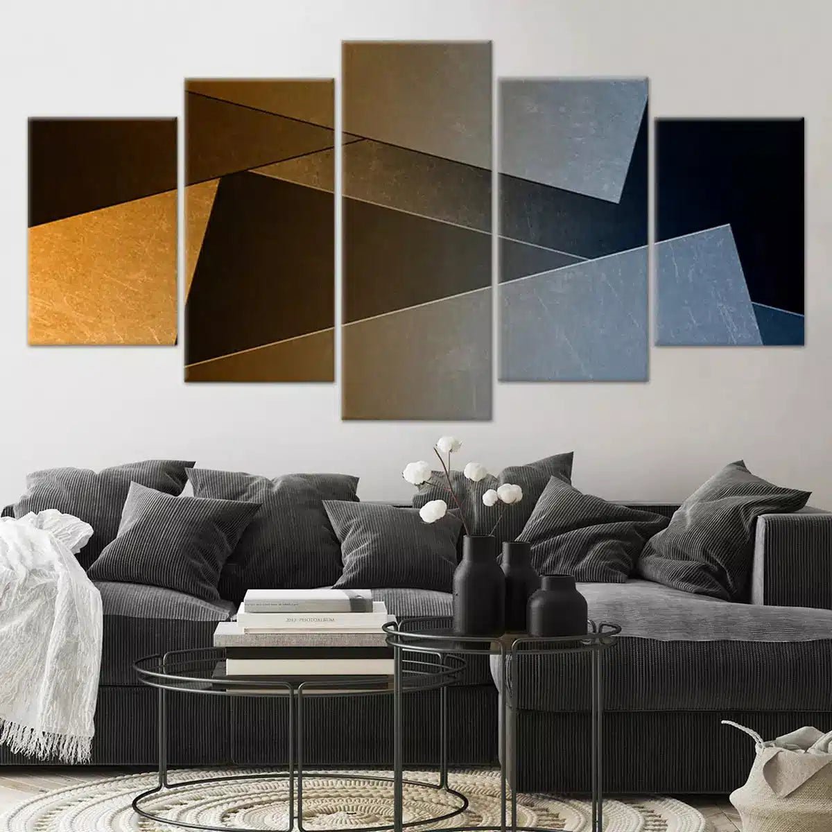 Neutral Geometric Wall Art Canvas Print-Stunning Canvas Prints