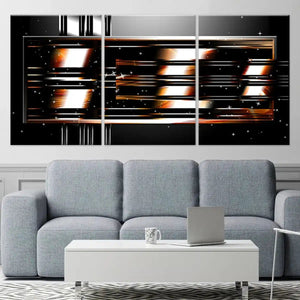 Radian Geometric Abstract Wall Art Canvas-Stunning Canvas Prints