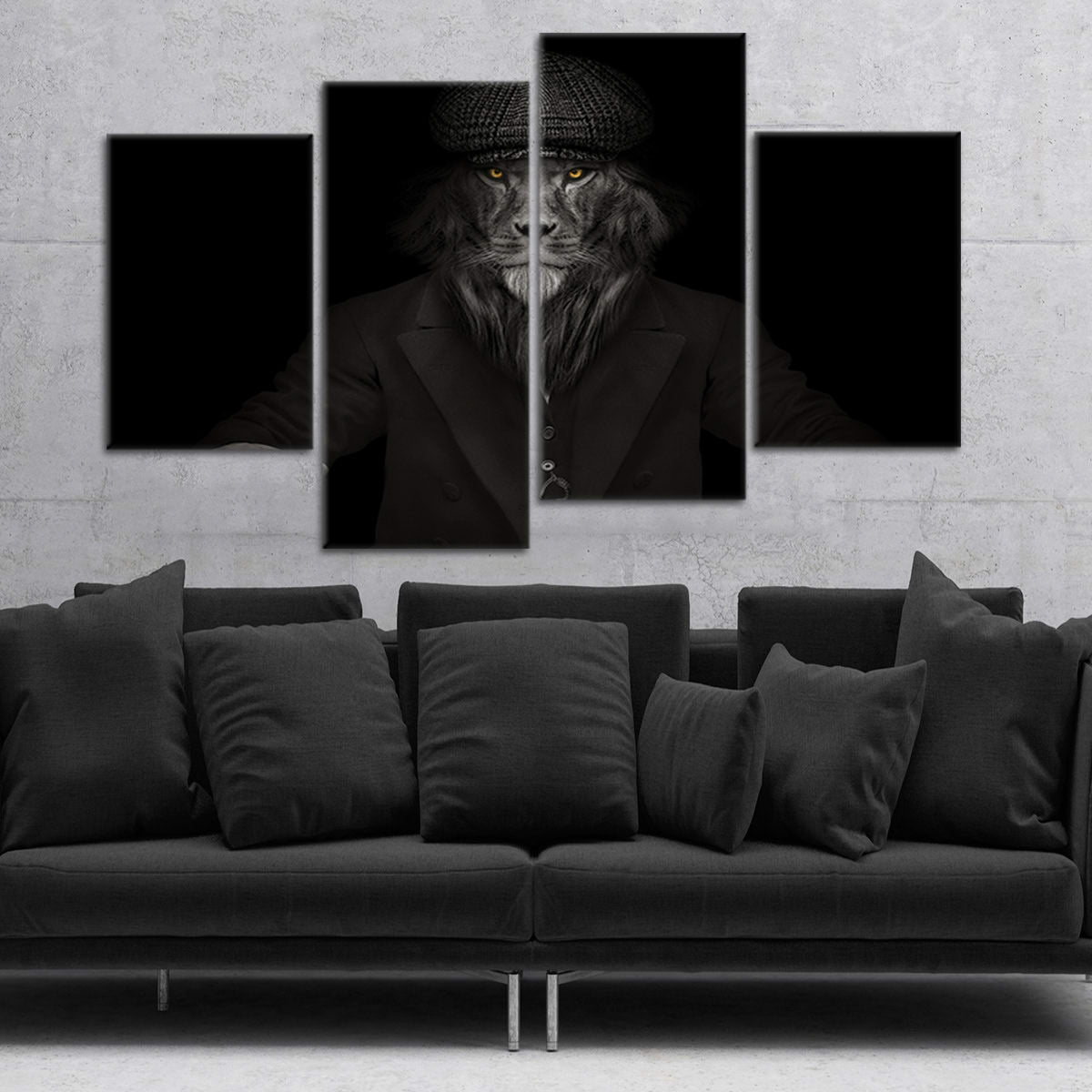 Lion Man Wall Art Canvas-Stunning Canvas Prints