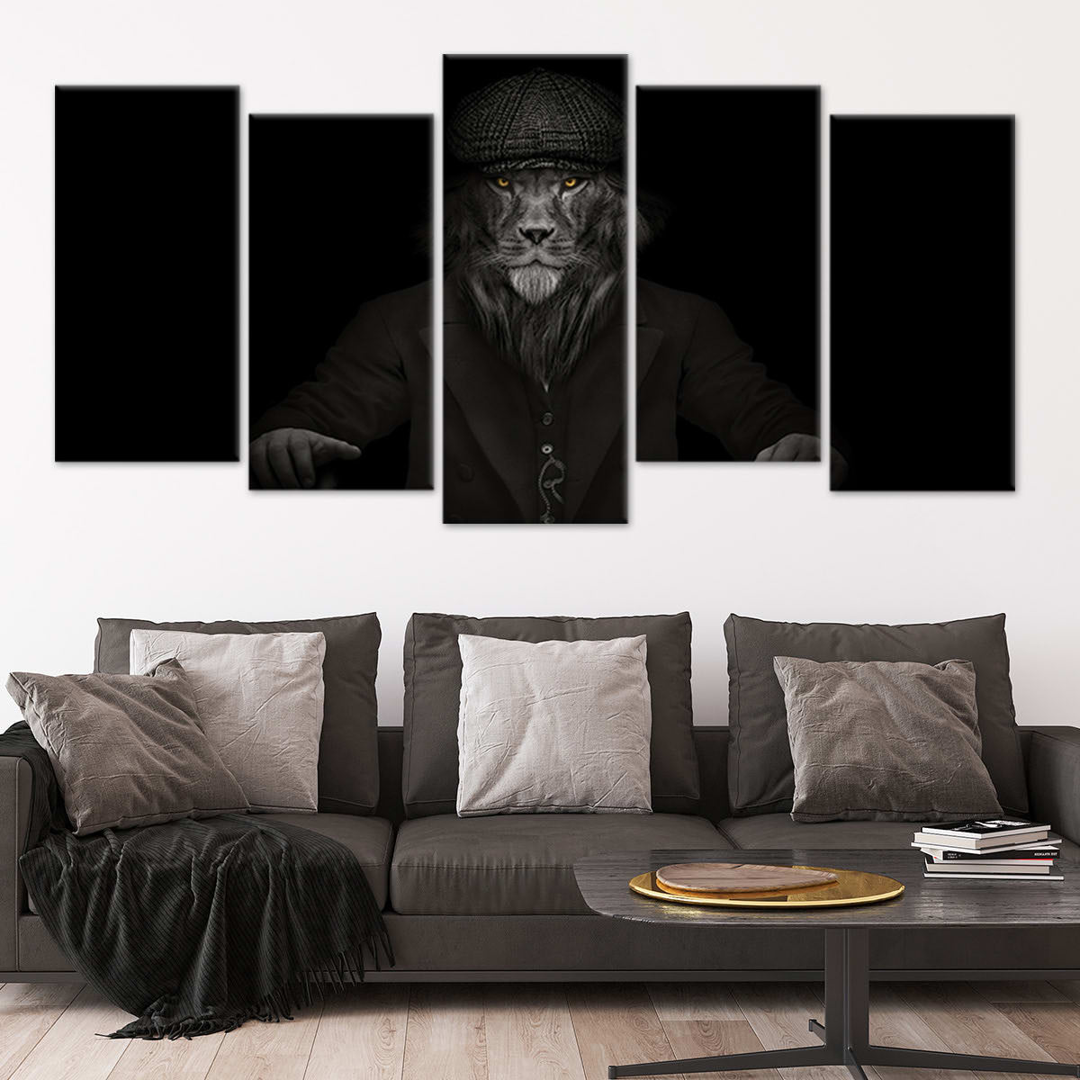 Lion Man Wall Art Canvas-Stunning Canvas Prints