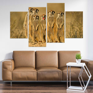 Meerkats Wall Art Canvas-Stunning Canvas Prints