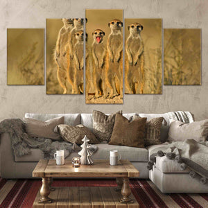 Meerkats Wall Art Canvas-Stunning Canvas Prints