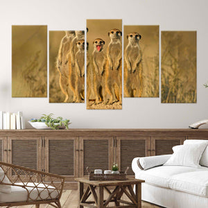 Meerkats Wall Art Canvas-Stunning Canvas Prints