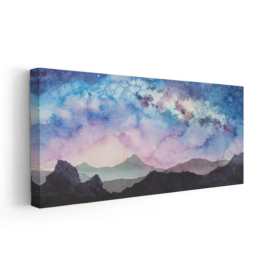 Watercolor Mountain Wall Art Canvas-Stunning Canvas Prints