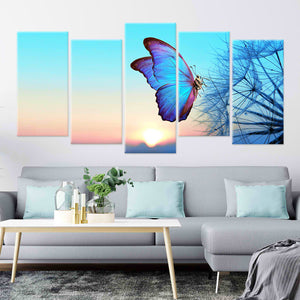 Sunset Butterfly Wall Art Canvas-Stunning Canvas Prints