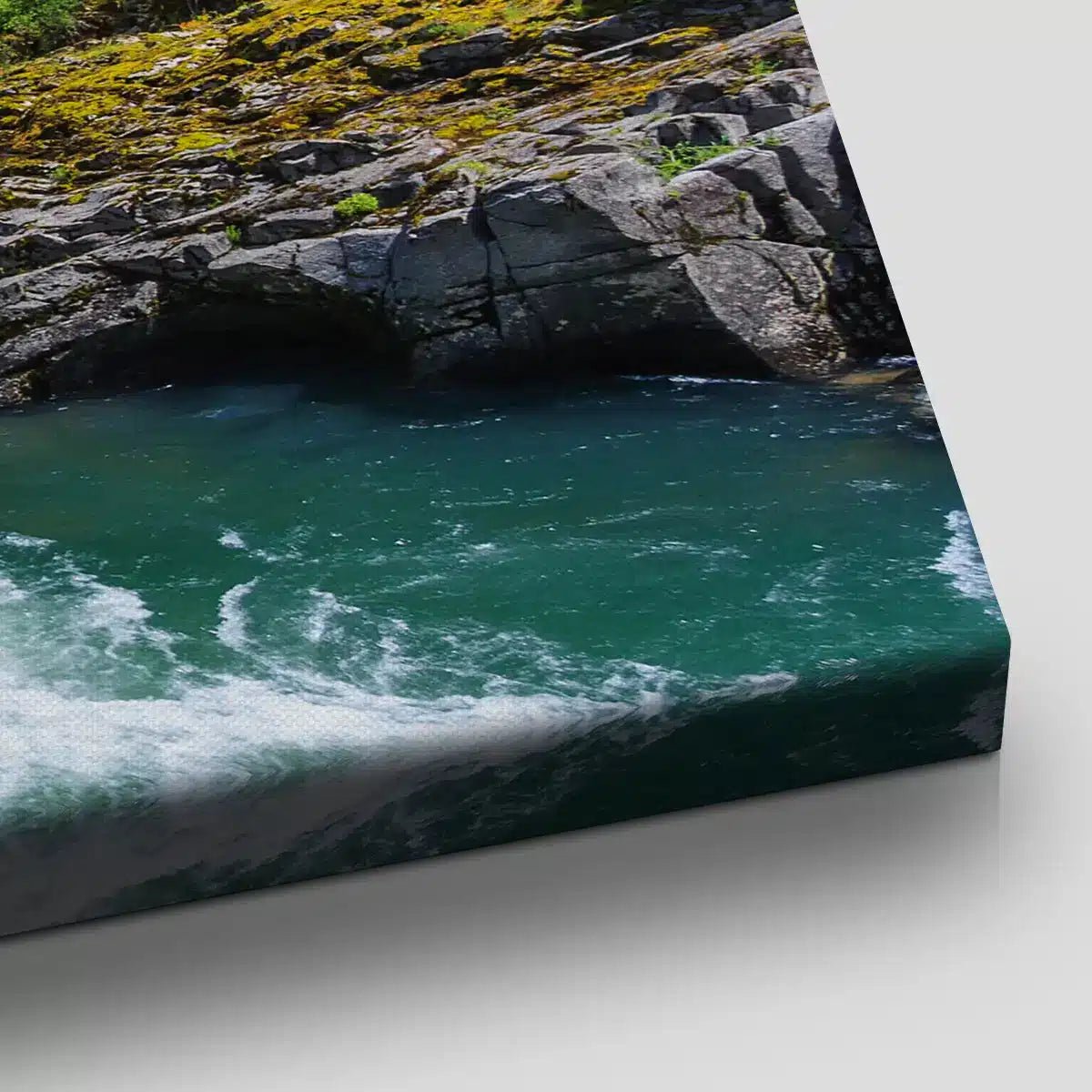 Turquoise Mountain River Wall Art Canvas-Stunning Canvas Prints