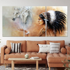 Native Indian Wall Art Canvas Print-Stunning Canvas Prints