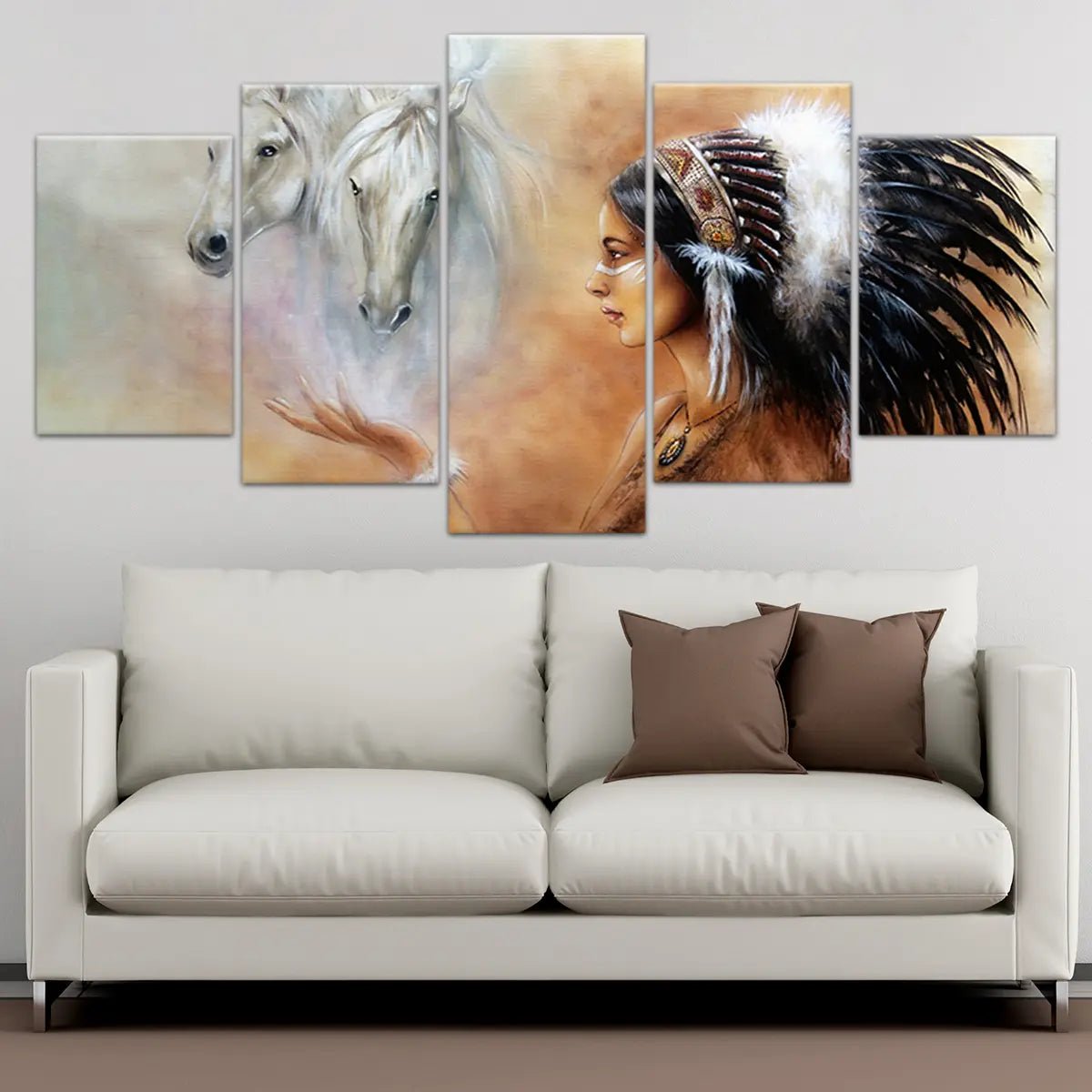 Native Indian Wall Art Canvas Print-Stunning Canvas Prints