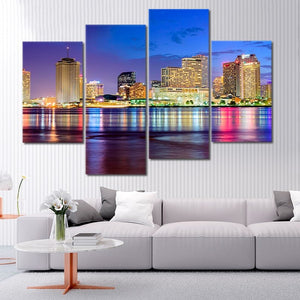 New Orleans Skyline Wall Art Canvas-Stunning Canvas Prints