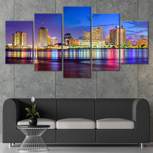 New Orleans Skyline Wall Art Canvas-Stunning Canvas Prints