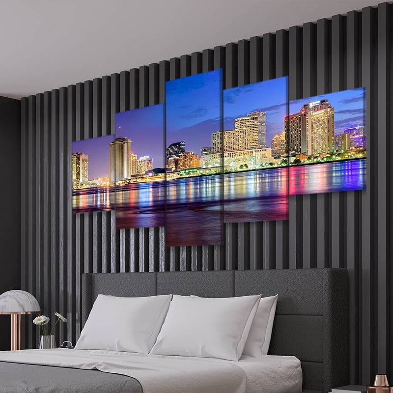 New Orleans Skyline Wall Art Canvas-Stunning Canvas Prints