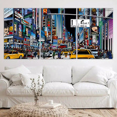 ARTCANVAS outlet Chicago City Pop Art Painting Home Decor Square Canvas Art Print