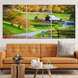 New England Countryside Wall Art-Stunning Canvas Prints