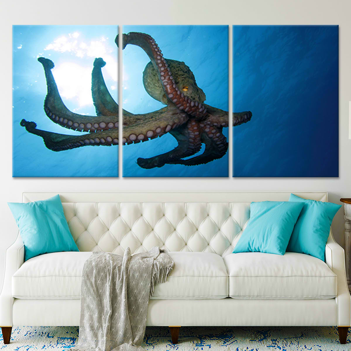 Wild Octopus Wall Art Canvas-Stunning Canvas Prints