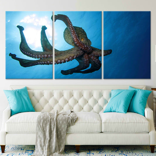 Wild Octopus Wall Art Canvas-Stunning Canvas Prints