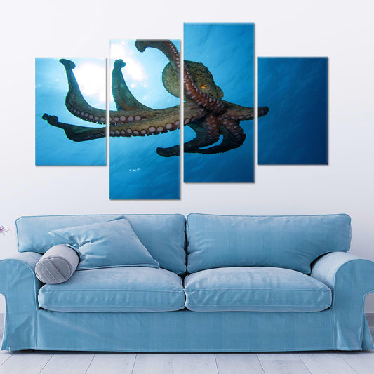 Wild Octopus Wall Art Canvas-Stunning Canvas Prints