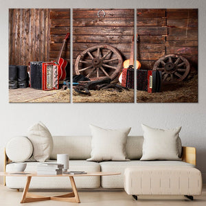 Vintage Country Music Wall Art Canvas Print-Stunning Canvas Prints