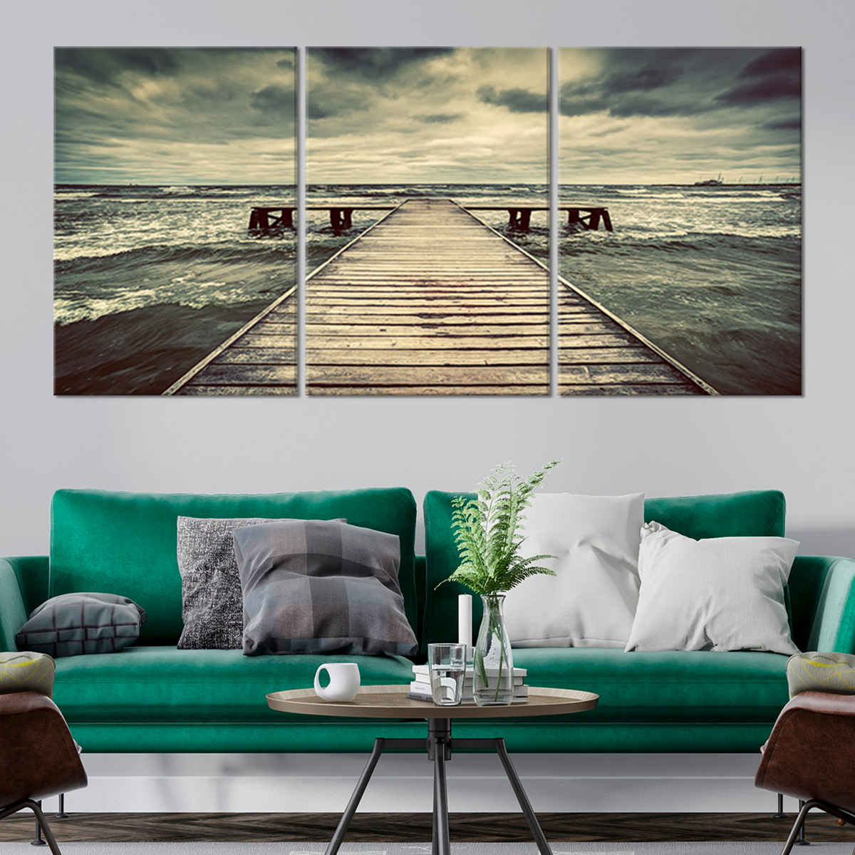 Wooden Dock Wall Art Canvas-Stunning Canvas Prints