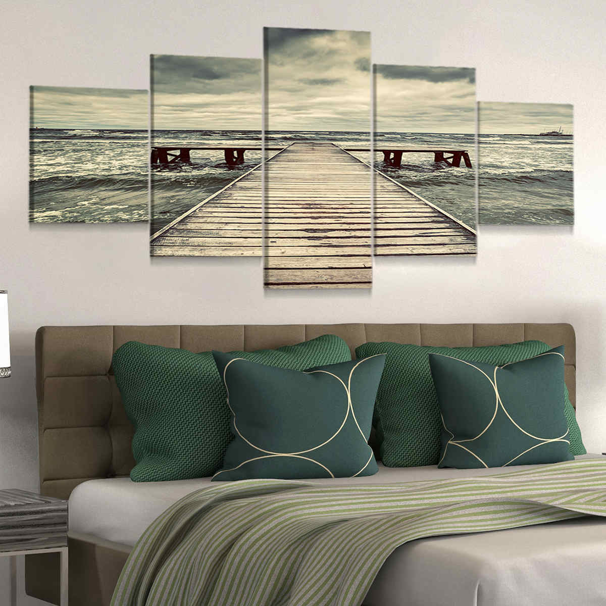 Wooden Dock Wall Art Canvas-Stunning Canvas Prints