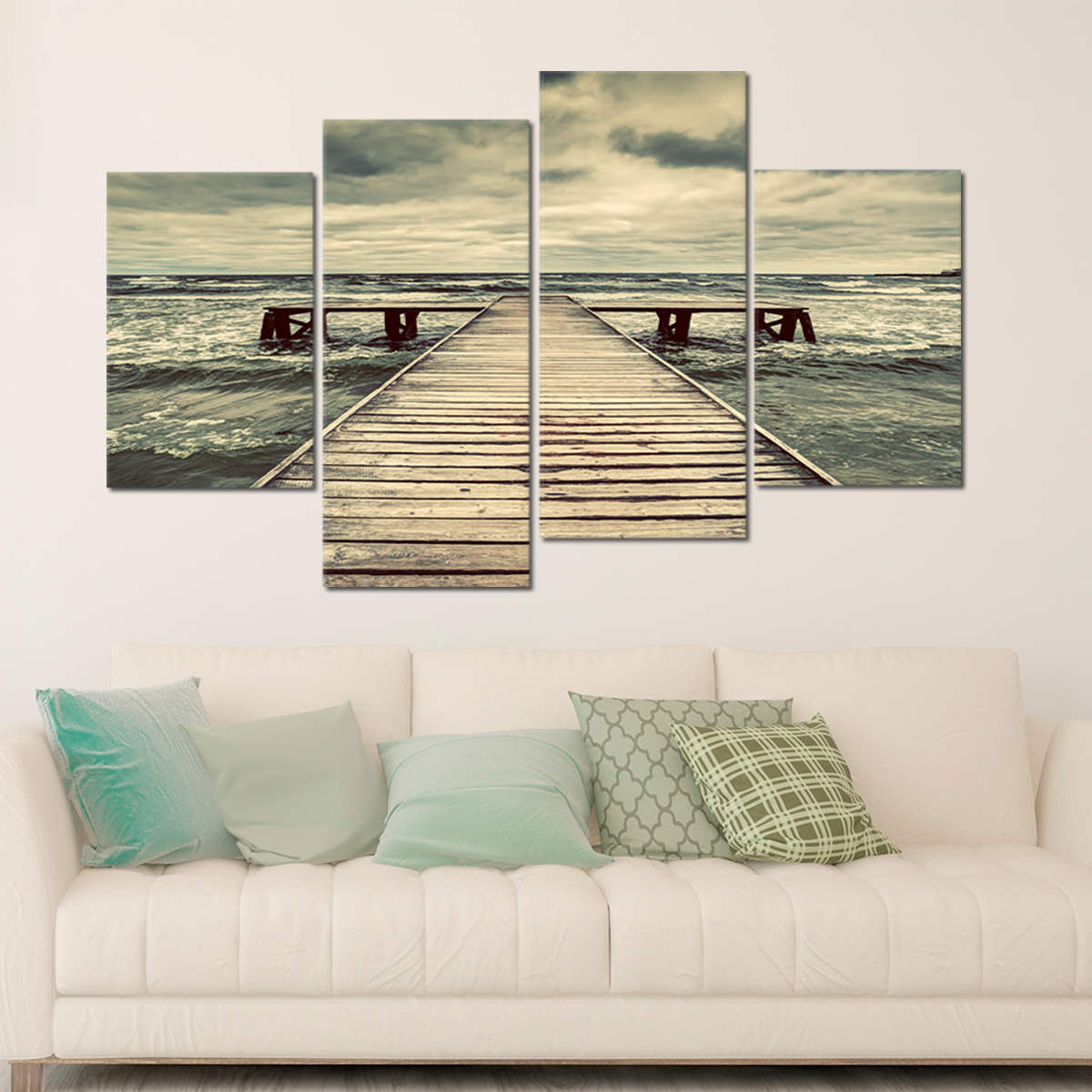 Wooden Dock Wall Art Canvas-Stunning Canvas Prints