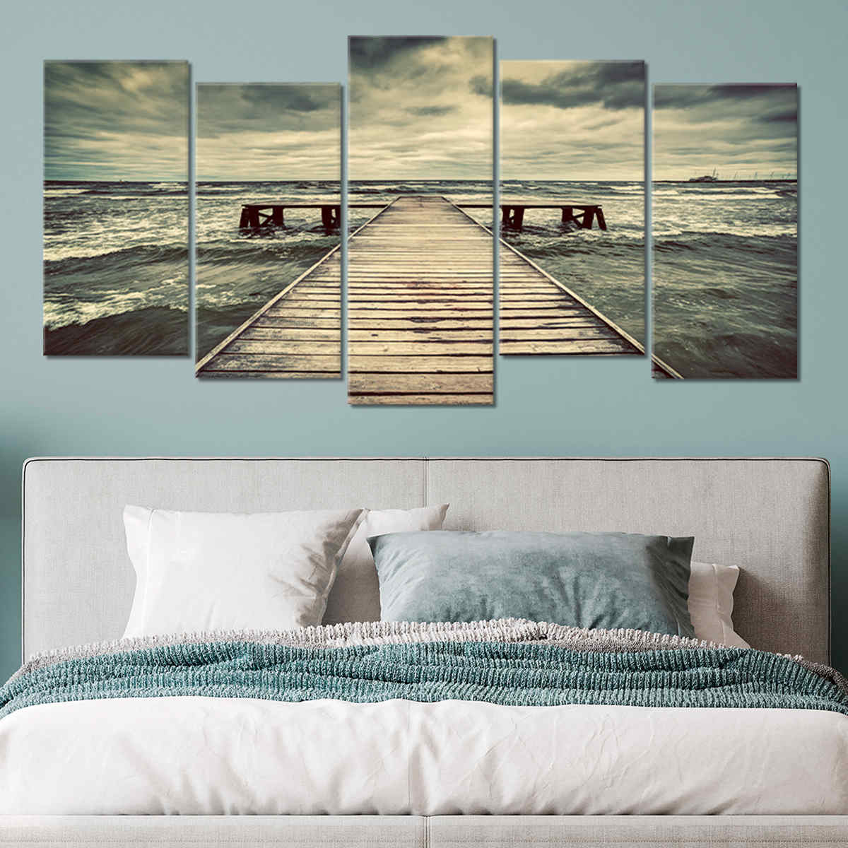 Wooden Dock Wall Art Canvas-Stunning Canvas Prints