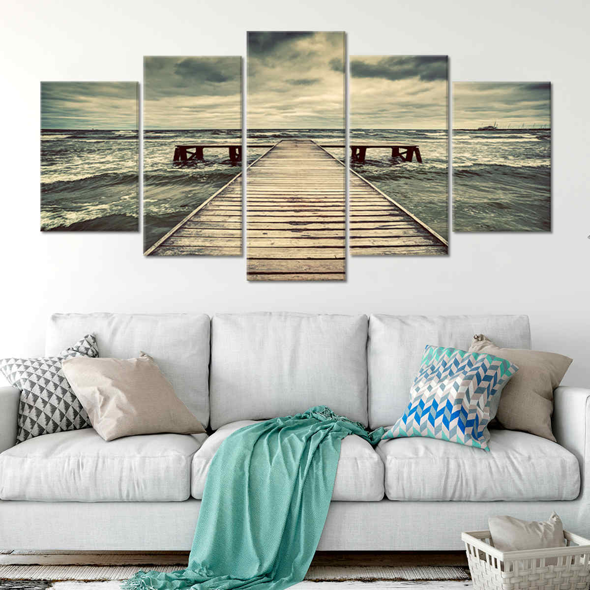 Wooden Dock Wall Art Canvas-Stunning Canvas Prints