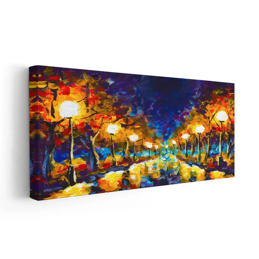 Colorful Night Wall Art Canvas Print-Stunning Canvas Prints