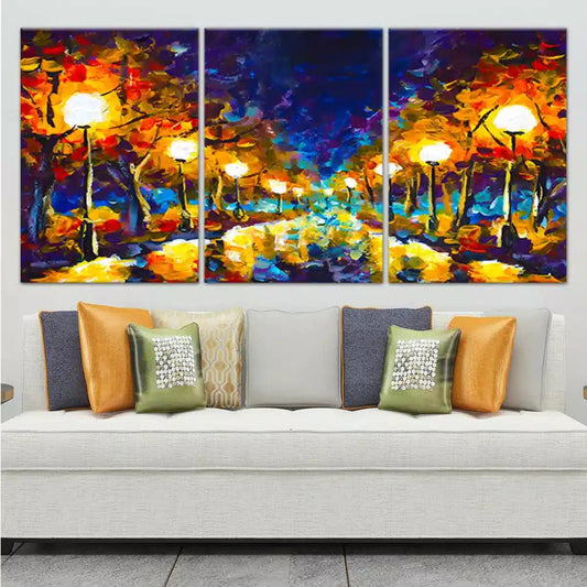 Colorful Night Wall Art Canvas Print-Stunning Canvas Prints