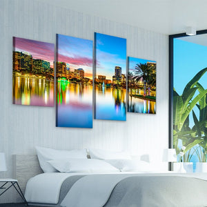 Orlando Florida Skyline Wall Art Canvas-Stunning Canvas Prints