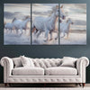 White Horses Wall Art Canvas-Stunning Canvas Prints