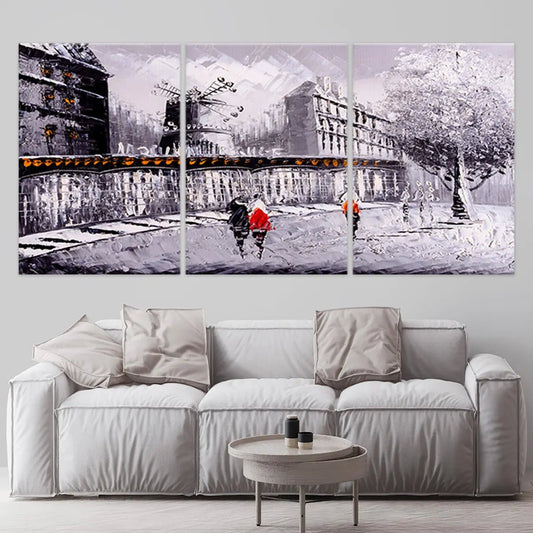 Paris Street Wall Art Canvas-Stunning Canvas Prints