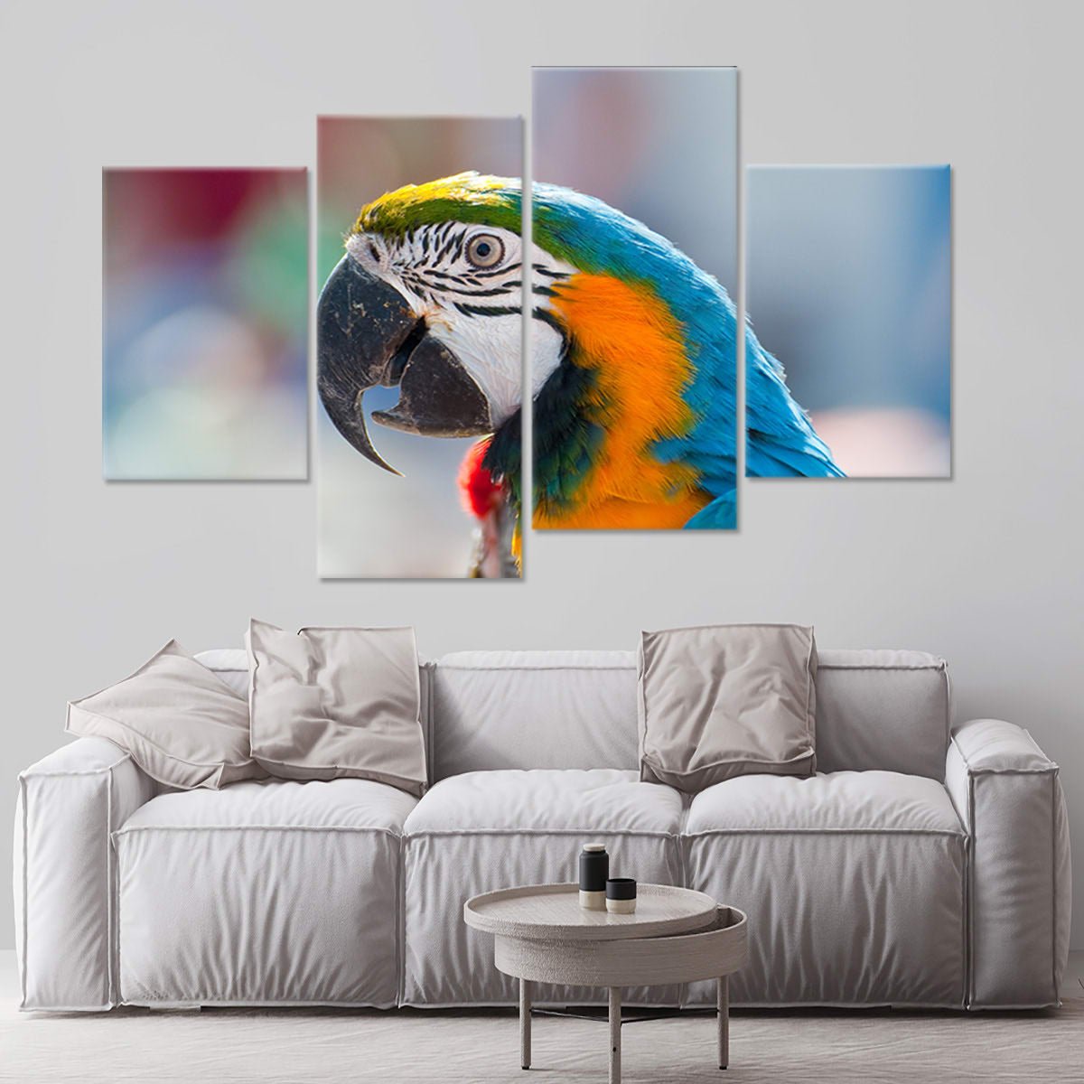 Parrot Portrait Wall Art Canvas-Stunning Canvas Prints