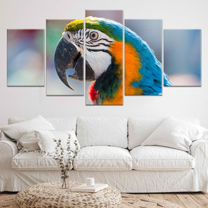 Parrot Portrait Wall Art Canvas-Stunning Canvas Prints