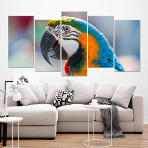 Parrot Portrait Wall Art Canvas-Stunning Canvas Prints