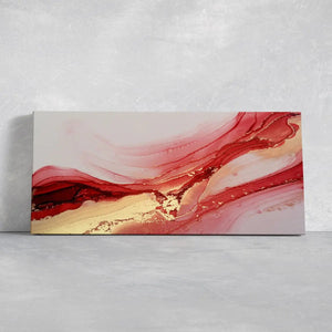 Extra Large Red Ink Abstract Wall Art Canvas-Stunning Canvas Prints