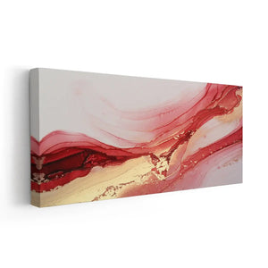 Extra Large Red Ink Abstract Wall Art Canvas-Stunning Canvas Prints