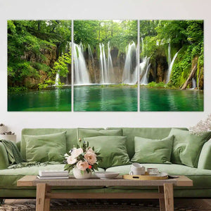 Plitvice Falls Wall Art Canvas-Stunning Canvas Prints