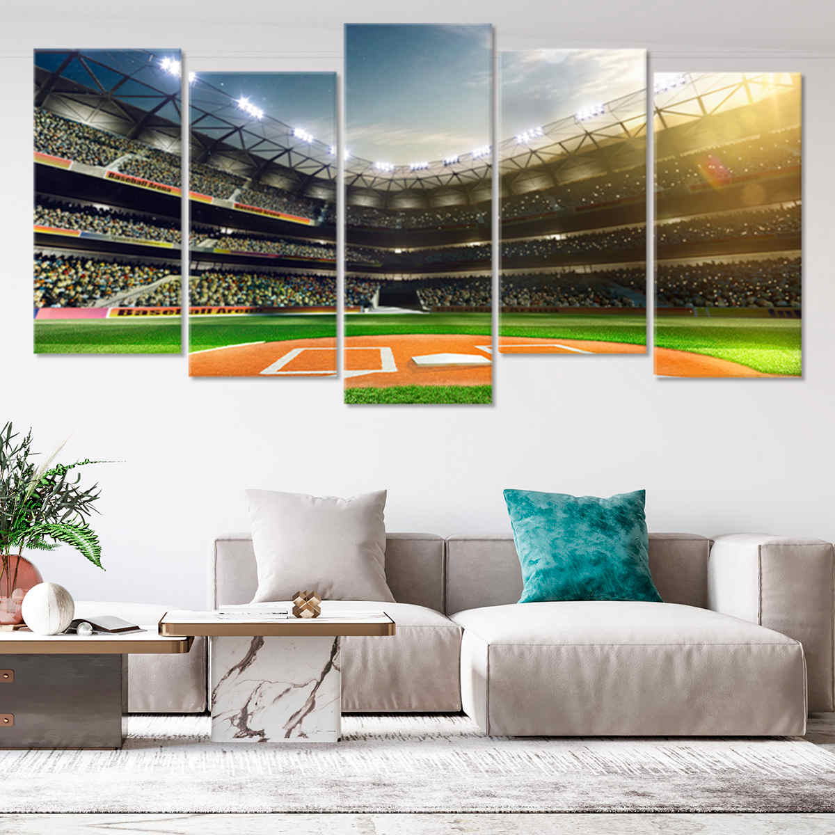 Baseball Stadium Wall Art Canvas Print-Stunning Canvas Prints