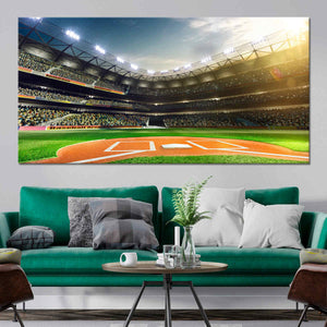 Baseball Stadium Wall Art Canvas Print-Stunning Canvas Prints