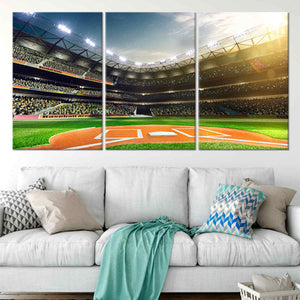 Baseball Stadium Wall Art Canvas Print-Stunning Canvas Prints