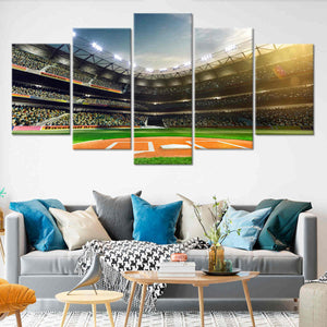 Professional Baseball Grand Arena Canvas Wall Art l Order Now!
